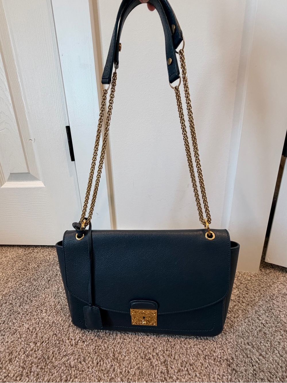 Marc Jacobs 1985 Satchel Pushlock Shoulder or Crossbody Bag w/COA